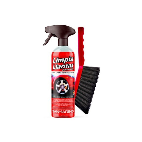 NETTOYANT JANTES AVEC PULVÉRISATEUR 500mL + BROSSE